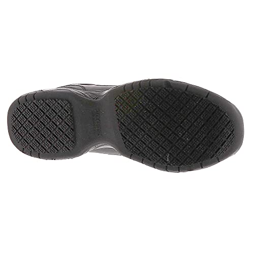 SKECHERS حذاء عمل واسع للنساء من سكيشرز، دايتون بريسلين، أسود، 8 W US - Image 4