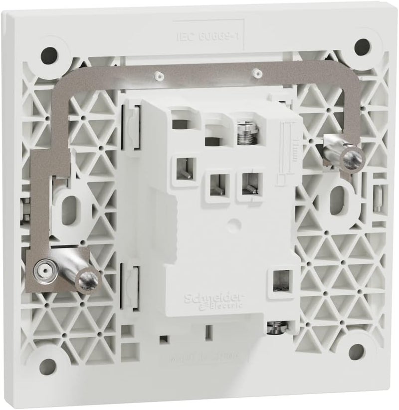 Schneider مفتاح Schneider Electric Avataron C ثنائي القطب مع LED E8731D20N_WE، 1 عصابة، 20 أمبير أبيض 250 فولت - Image 3
