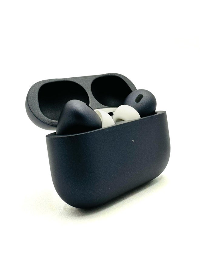Craft Merlin Craft Customized Apple AirPods Pro 3 – Bold Blue Titanium Hand-Painted Finish, Personalized Wireless Earbuds, Premium Metallic Look (Blue-Titanium-Bold) - Image 4