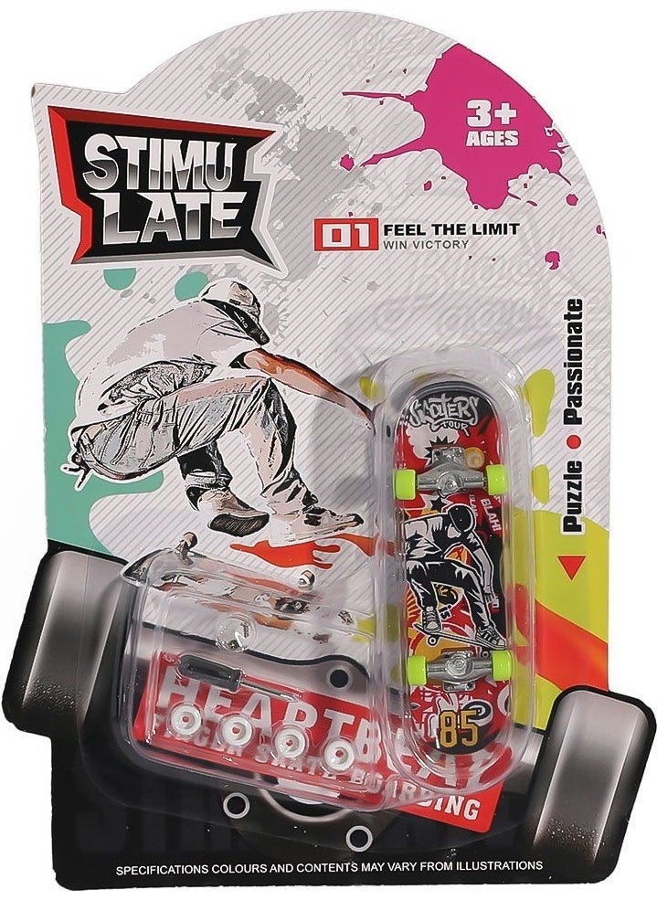 Alorise - KZL-BB501A-1 Kartela Skateboard Single -Kızılkaya - Image 1