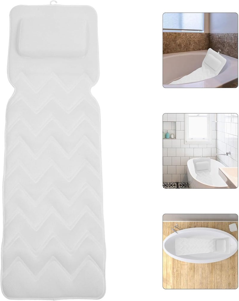 3D Full Body Bathtub Pillow with Suction Cups, Breathable Mesh Spa Cushion with Neck and Head Support, Large Anti-Slip Bath Mat for Relaxation and Bathroom Use, Custom sizing alternatives In-Kingdom stored commodity All choice modern design Gulf approved global quality Scratch resistant Extra part combo compatible Modern warehouse management Budget friendly premium quality Budget global standard quality Gulf popular simple design Anti topple design Cross-material combo compatible Multi-purpose Ready order processing Long use oriented quality Individual group scene compatible Gulf market standard build Various color options Fine polished finish Temp resistant Ready-to-ship local stock Surface safe Permanent & temporary usable Demand fit global economical quality - Image 5