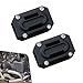 Qurbuns 2 PCS Motorcycle Engine Guard Bumper Protection Block Crash Bar Decor Slider AntiScratch Drop Frame Guard Universal for 22mm25mm28mm Diameter Engine Bar Black - Image 2