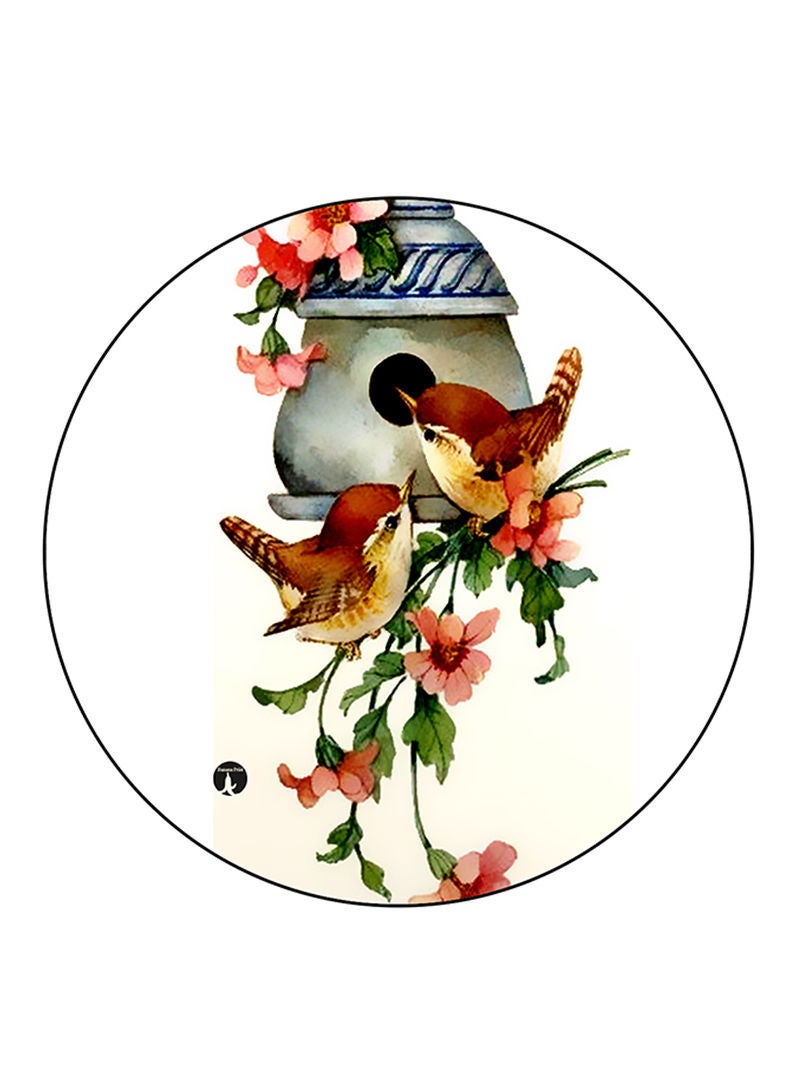 RKN Birds Printed Large Pin Multicolour - Image 1