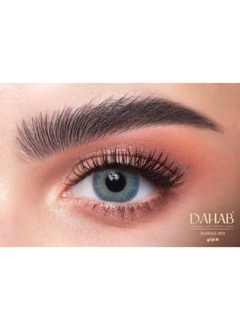 Dahab Platinum Hawaii 9 Months Disposable Colored Contact Lenses Unisex Cosmetic Contact Lenses  - Image 1