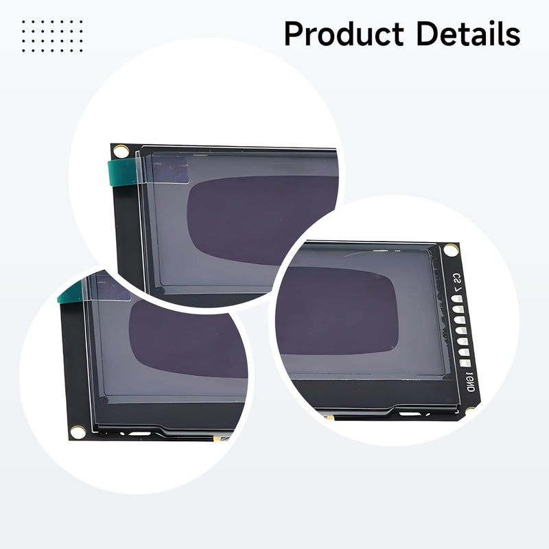 Black and White 2.42 OLED Display, 128X64 Pixel, SPI Screen Module, Wide View, 2.8 X 1.7 in / 72 X 43 Mm - Image 2