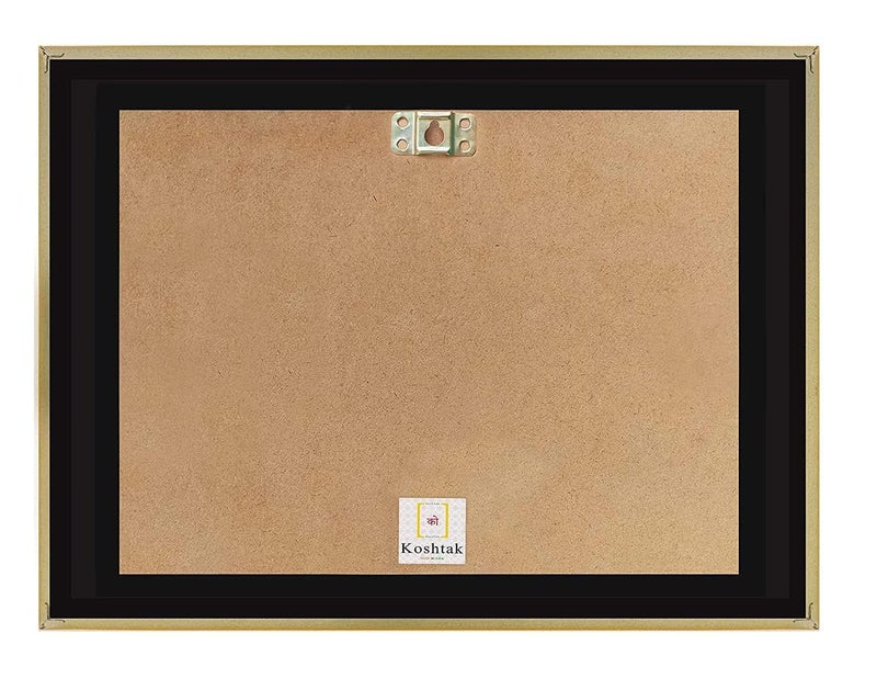 Koshtak Koshtak Shiva ParvatiArdhnarishwarAdishaktiShiv Shakti Roop Vasuki Nag Naging photo frame with Laminated Poster for puja room temple Worshipwall hanginggifthome decor 30 x 23 cm - Image 2