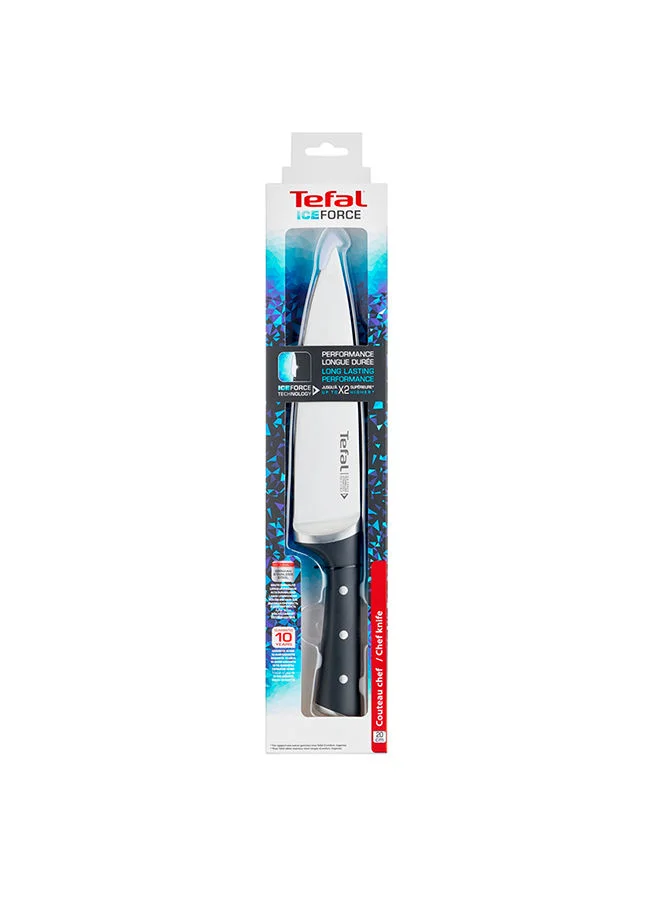 Tefal Tefal Ice Force 20 cm Chef Knife stainless steel Black