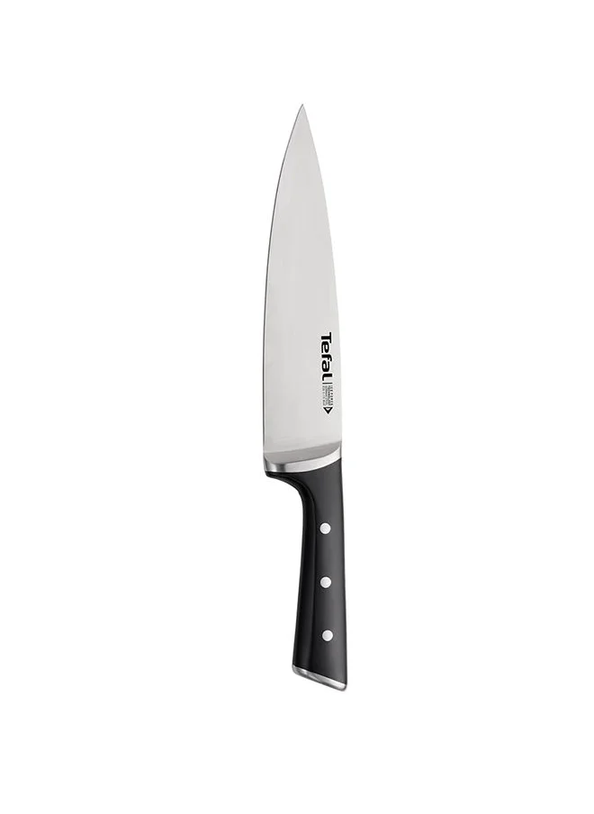 تيفال Tefal Ice Force 20 cm Chef Knife stainless steel Black