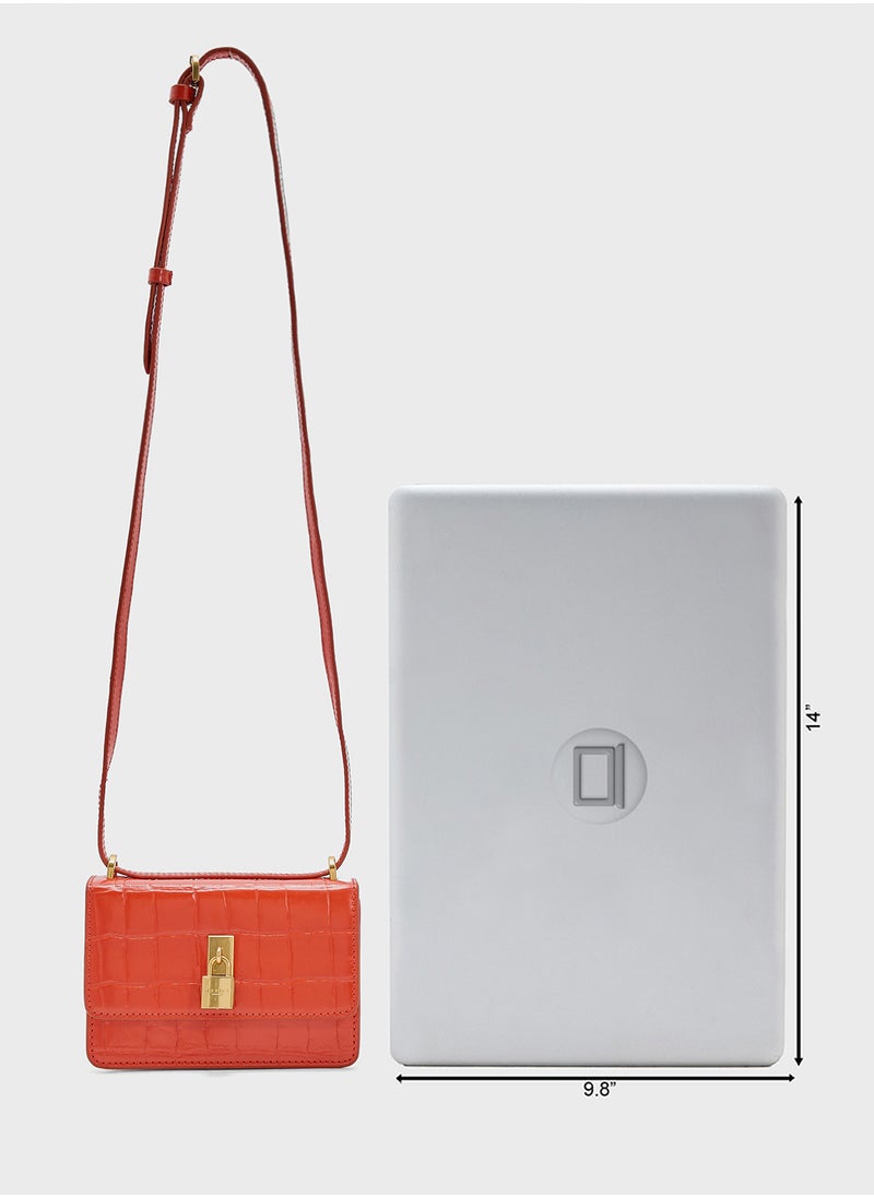 Ted Baker - Ssloane Mini Shoulder Padlock Crossbody - Image 1