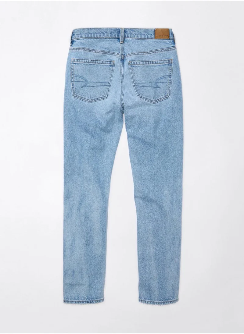 امريكان ايجل High Waist Straight Jeans