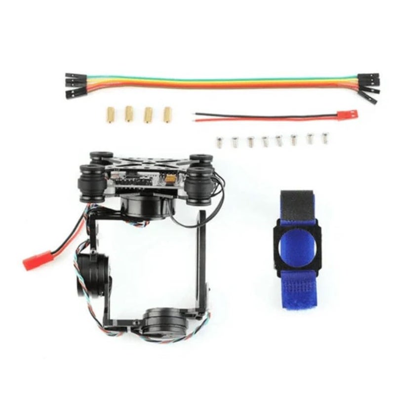 Robocraze 3-Axis Brushless FPV Camera Gimbal with Control Board | Aluminium Alloy CNC Frame | STM32F103RC Controller | Compatible with GoPro 3/3+/4 | 12V (3S) Support - Image 3