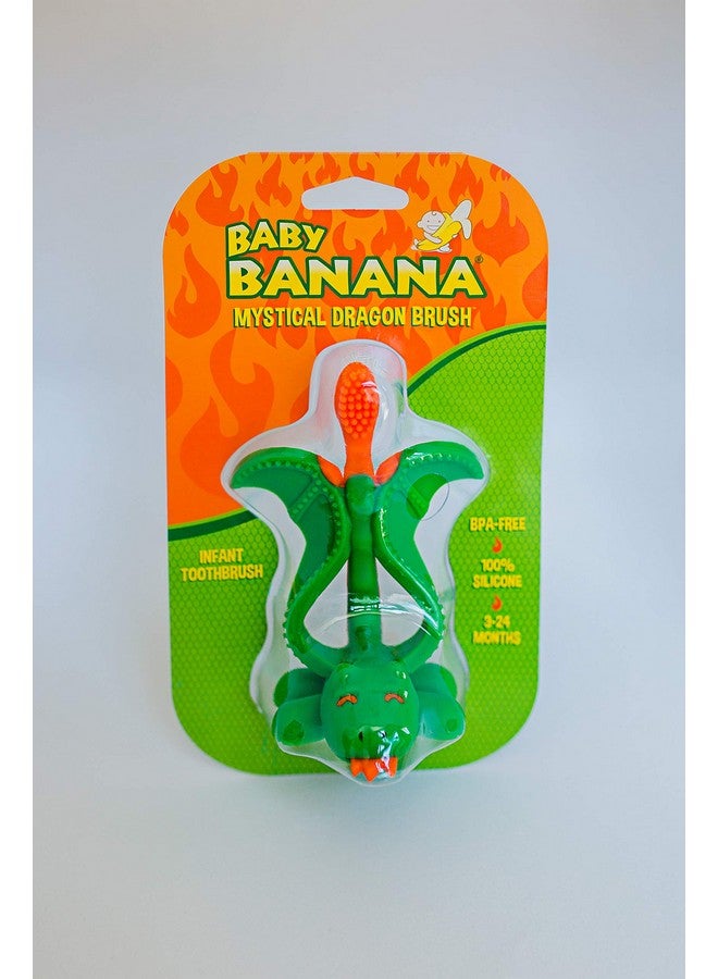 Baby Banana Baby Banana - Mystical Dragon Toothbrush, Training Teether Tooth Brush for Infant, Baby, and Toddler  - Image 3