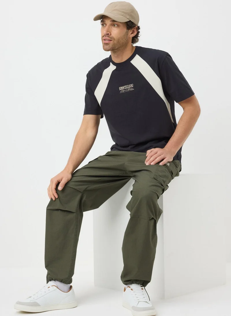 Matalan Black Cut & Sew T-Shirt