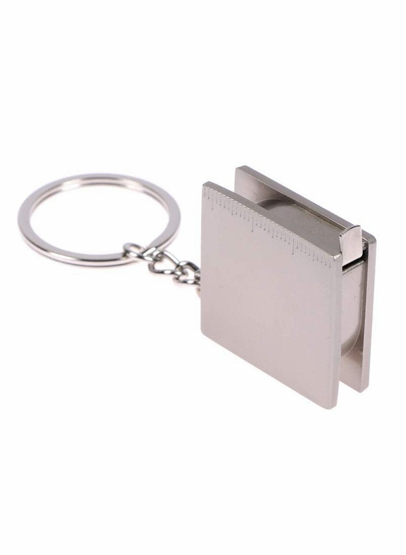 SOLARAE Retractable Tape Measure Keychain, Body Measuring Tape Key Ring, Compact Tape Measure for Purse, Pockets or Keys, Carrying Around Easily, 70cm - Image 2