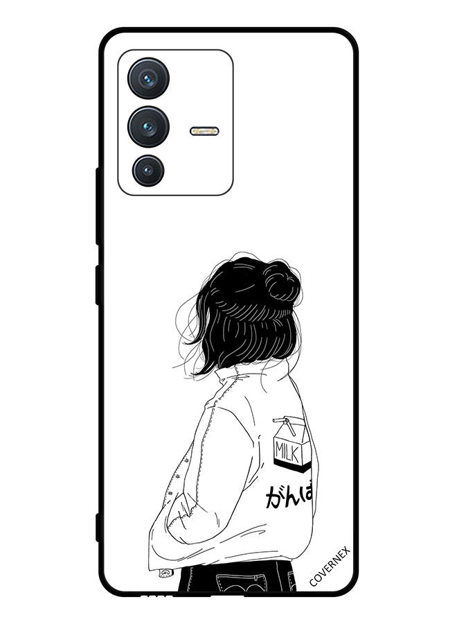 Covernex Protective Case Cover For vivo V23 5G Girl Thinking Very Deep - Image 1