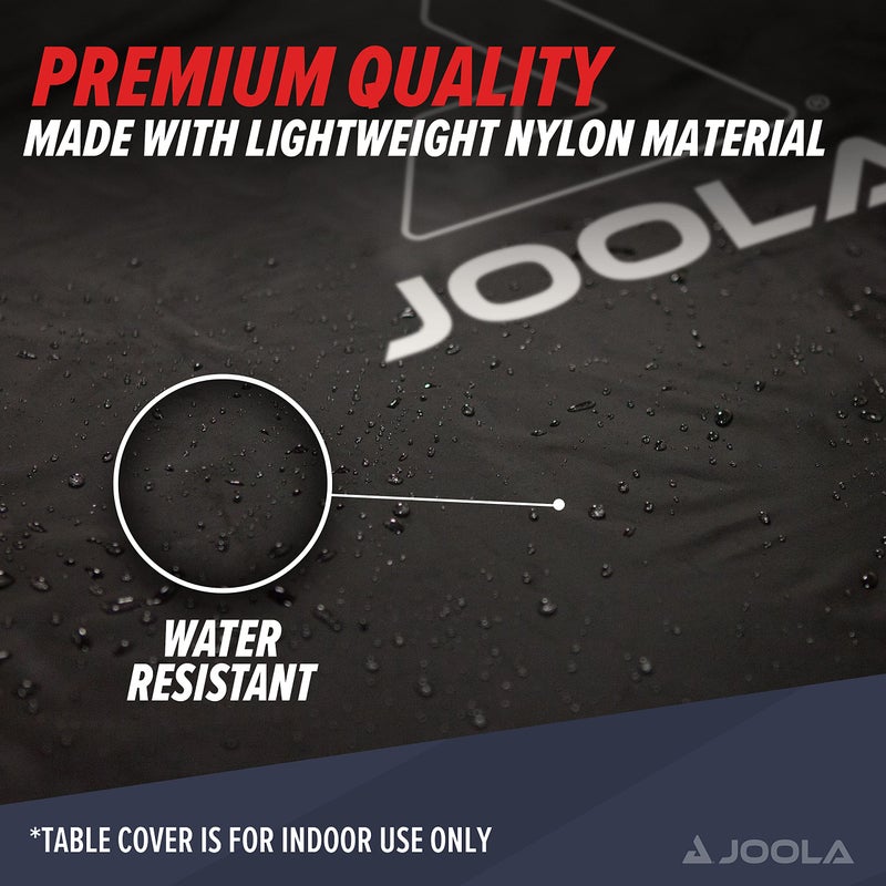 JOOLA غطاء طاولة تنس الطاولة الداخلية JOOLA يناسب الطاولات القابلة للطي والطاولات المسطحة مع الشبكات - غطاء تنس طاولة مقاوم للماء وسهل الرفع - وظيفة مزدوجة، يناسب الطاولات 9x5 في الوضع العمودي أو الأفقي - Image 5