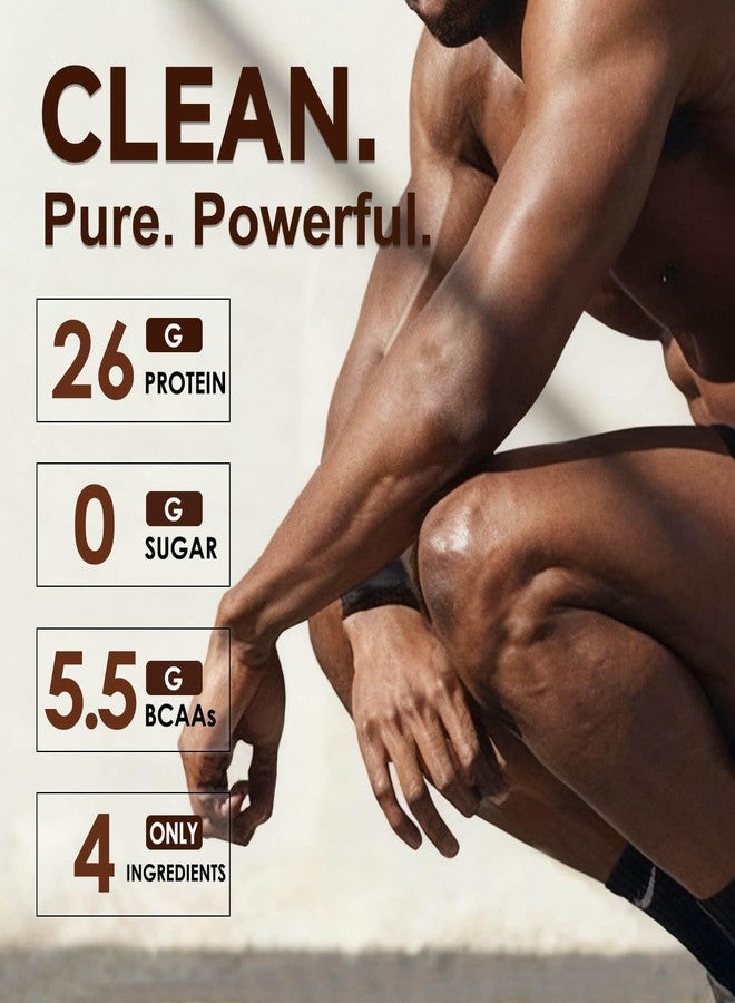 NATURE TARGET Chocolate Protein Powder - Whey Isolate Protein Powder, with 100% Grass-Fed Whey, 0g Sugar, 300g - Image 2