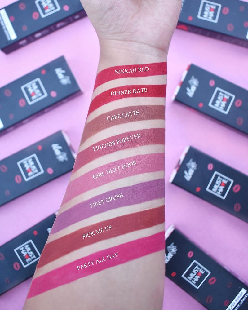 Iba Iba Must Have Transfer Proof Ultra Matte Lipstick for Women 07 Pick Me Up 32g Enriched with Vitamin E and Cocoa Butter Lasts upto 8hrs Long Lasting Matte Finish SmudgeProof Waterproof Lightweight Highly Pigmented Hydrated Lips Lip Makeup - Image 4