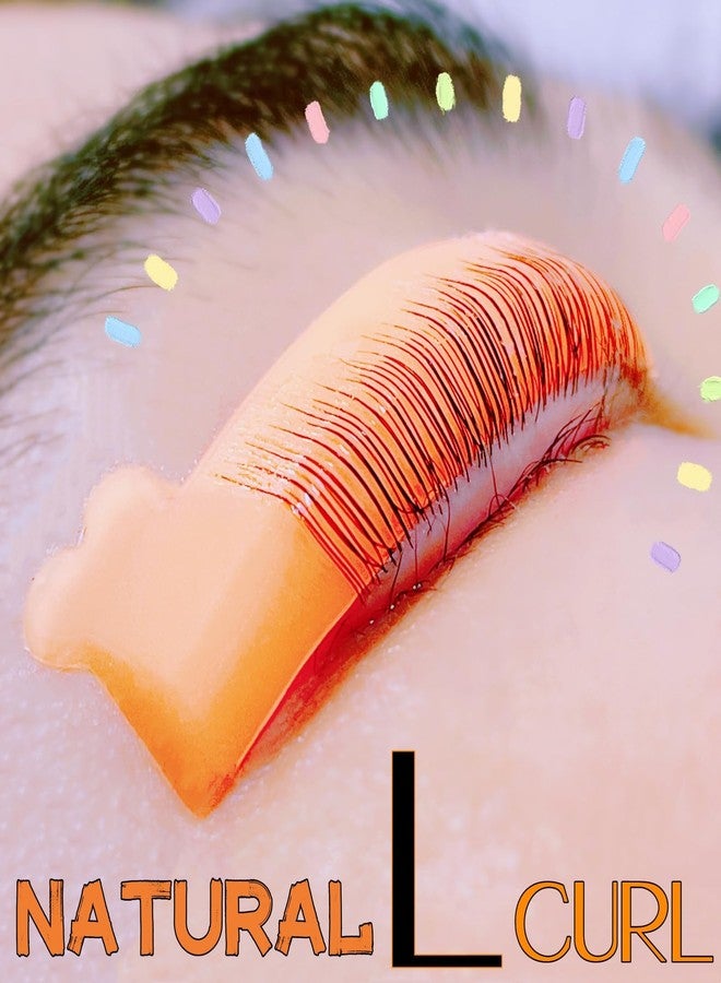 ICONSIAM Lash Lift Shields L Curl Matte Eyelash Lifting Pads Grab Lash Firmly 2 Curl Version Silicone Perming Roller For Lash Lift & Tint Cute Perm Rod Easier Lami Lash Lamination - Frosted Pad Light Shield - Image 3