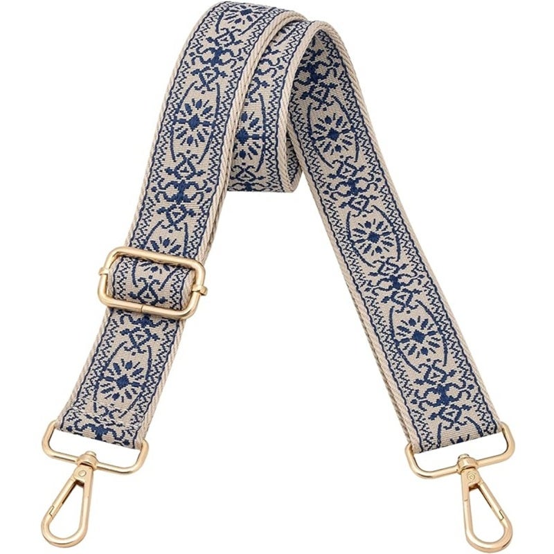Adjustable Shoulder Strap 75-145cm Nylon Canvas Crossbody Replacement Strap - 3.8cm Wide Non-Slip Strap for Single Shoulder - Image 1