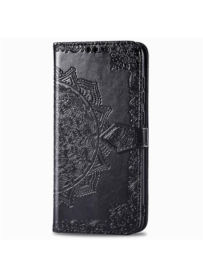 Zaboon Case For Galaxy M51 Mandala Flower Embossed Horizontal Flip Leather Case with Bracket / Card Slot / Wallet / Lanyard - Image 2