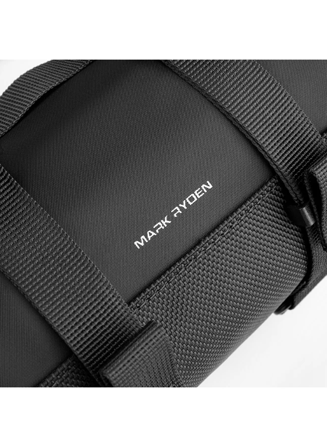 MARK RYDEN Mark Ryden MR-228 Grey Mini Crossbody and Clutch Bag – Lightweight Splash-Proof Organizer with Mesh Pockets and Detachable Strap – Light Line Series Compact Travel Pouch