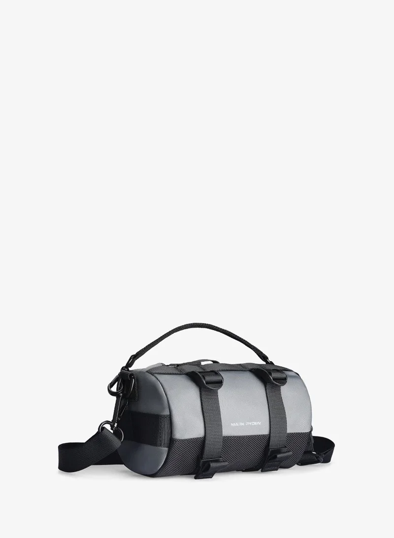 MARK RYDEN Mark Ryden MR-228 Grey Mini Crossbody and Clutch Bag – Lightweight Splash-Proof Organizer with Mesh Pockets and Detachable Strap – Light Line Series Compact Travel Pouch
