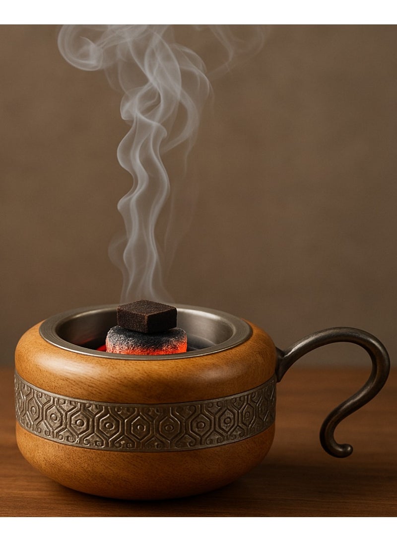 VENDIX Incense Holder, Luxury Handmade Wooden Incense Holder, Perfect for Home Office and Travel, Easy to Carry  - Image 3