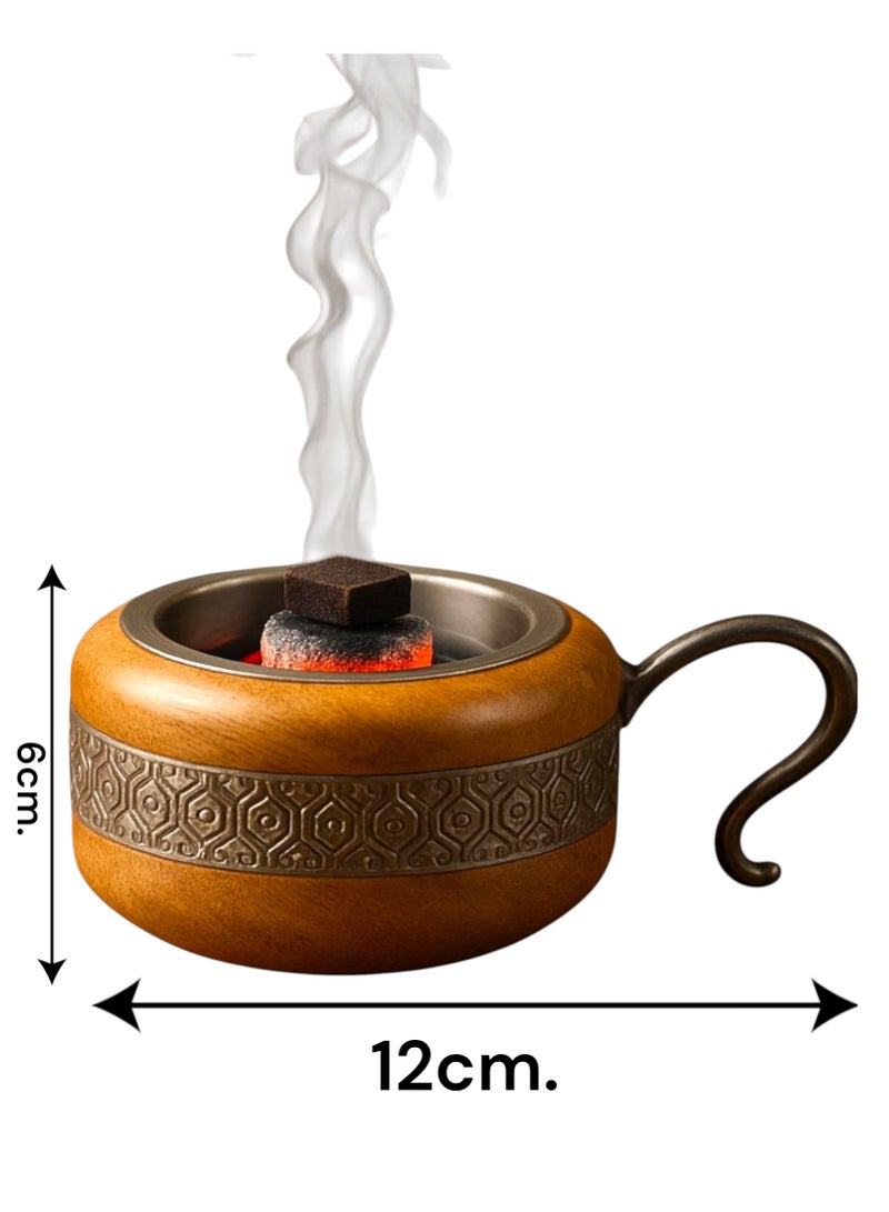 VENDIX Incense Holder, Luxury Handmade Wooden Incense Holder, Perfect for Home Office and Travel, Easy to Carry  - Image 2