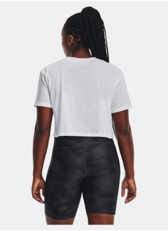 UNDER ARMOUR Branded Logo Crop Short Sleeve T-shirt  - Image 2