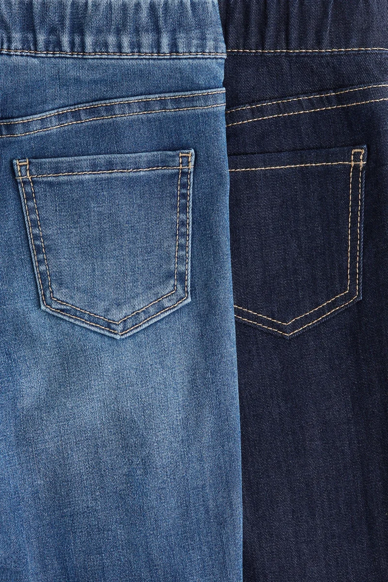 اتش اند ام جينز واسع الساق - عبوة من قطعتين