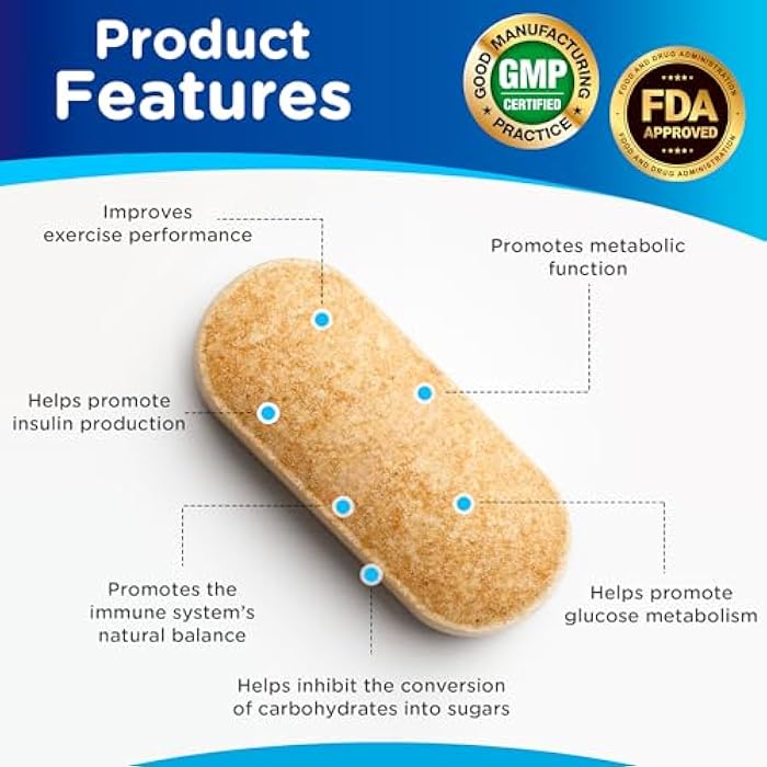 Dr. T Gluco Control – Natural Supplement to Support Healthy Glucose Levels – w/Garcinia Cambogia, Gymnema Sylvestre, White Bean Extract & Green Tea – Supports Metabolism & Well-Being – 60 Tabs 1-Pack - Image 3