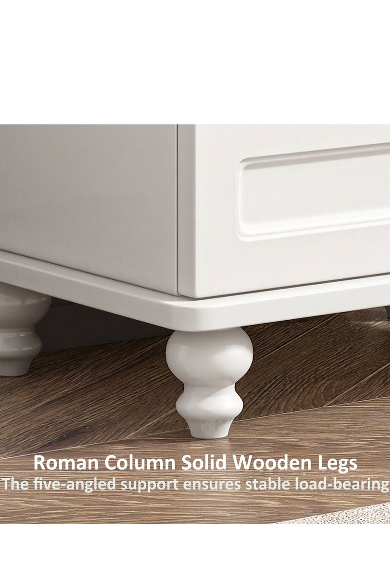 YY-ريشير تلفزيون حديث مجلس الوزراء الجدول التلفزيوني، على الطراز الأمريكي تقف التلفزيون القديم مع درجات التخزين والرفوف المفتوحة لغرفة المعيشة المنزلية، الخشبية مزيج من خزانة التخزين - Image 4