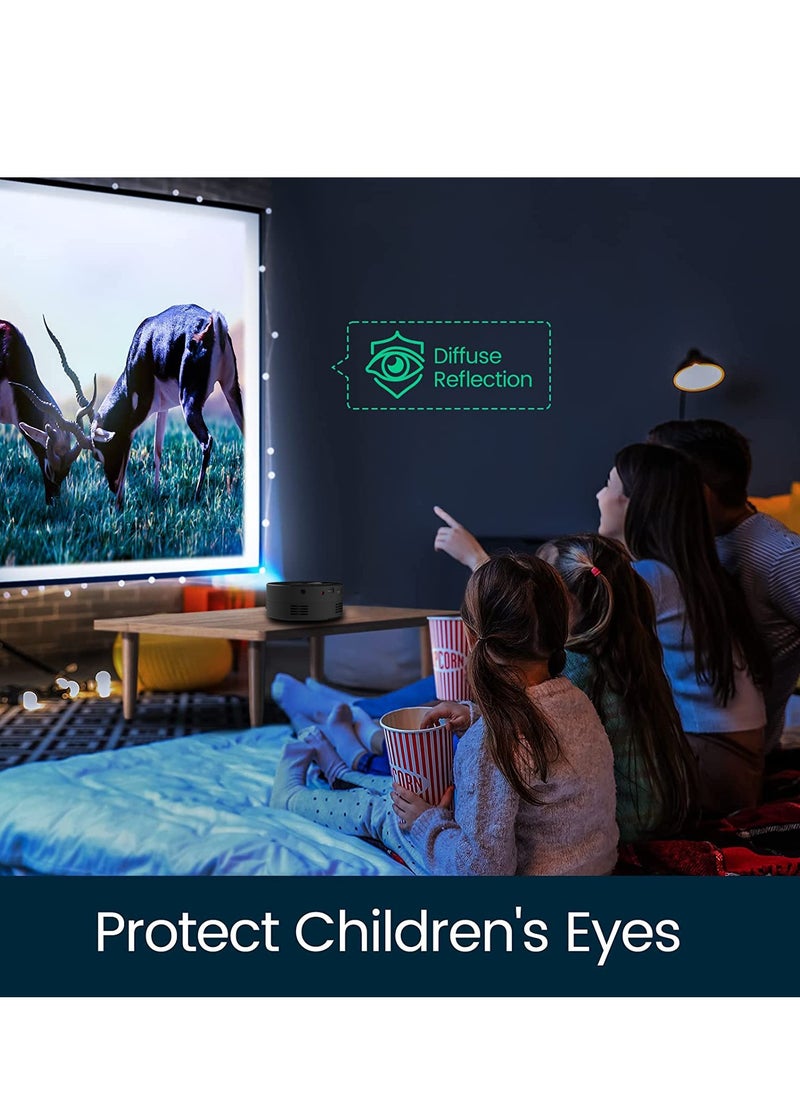 Generic - YT200 1080P HD Portable Mini Projector - Home and Outdoor Use, Phone Screen Mirroring, Includes 5V 2A Charging Cable - Image 1