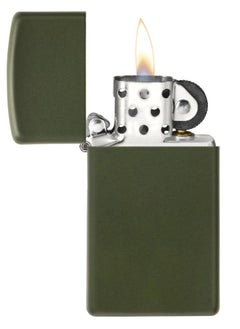 Zippo Slim Green Matte Windproof Lighter  - Image 3