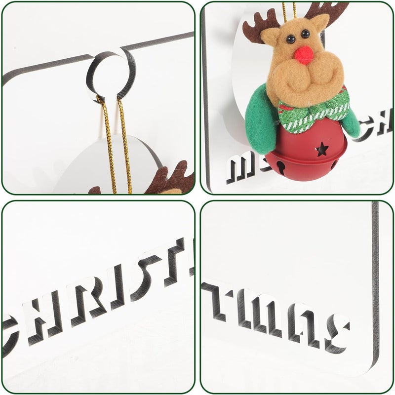 إطار صورة غزال الرنة الفارغ للتصعيد DIY زينة طاولة مهرجان ديكور لعيد الميلاد ديكور المنزل - Image 3