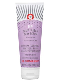 First Aid Beauty KP Bump Eraser Body Scrub with 10% AHA, 8 oz 