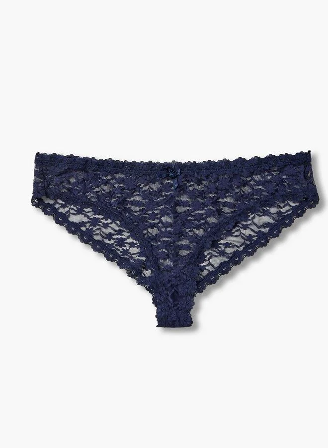 سبلاش فيڤ سروال بيكيني بشريط دانتيل