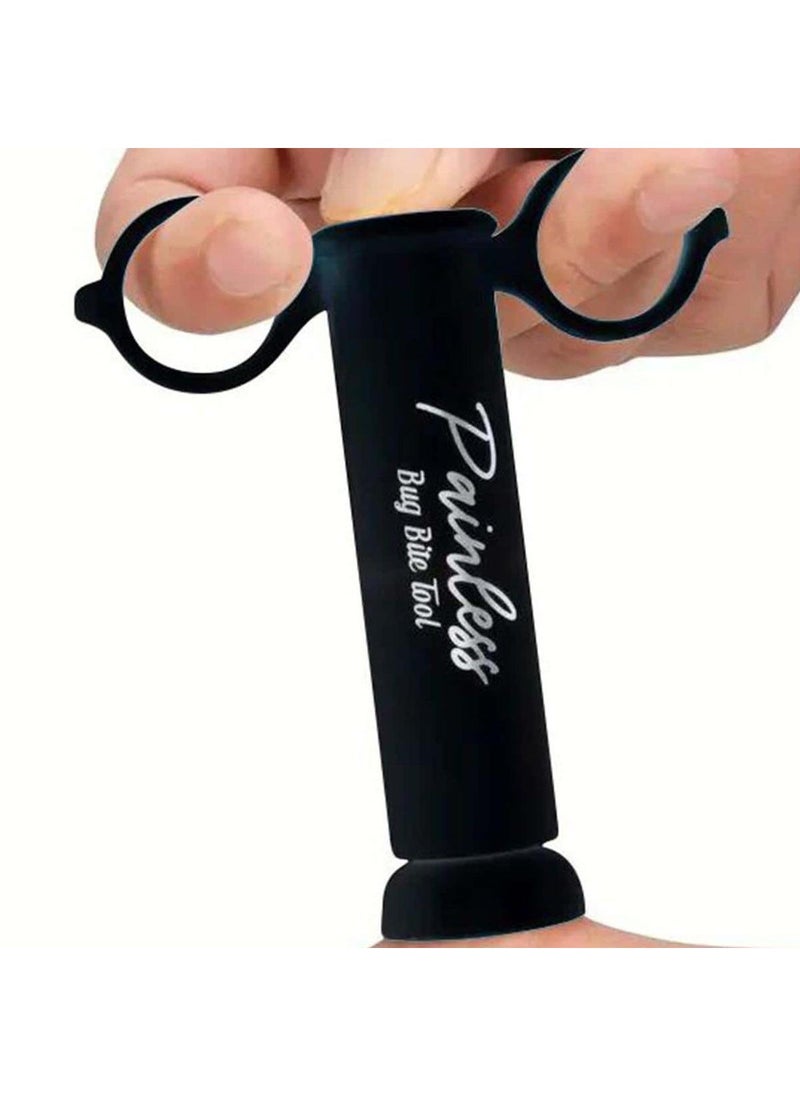 Generic Vacuum Venom Extractor for Bites  Stings Black with letters 
