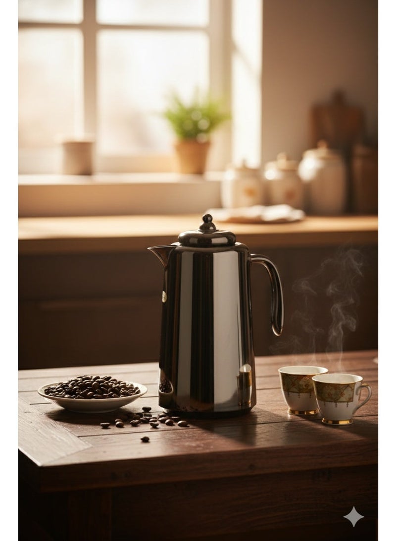 Najib Vacuum Flask – 1.0 Liter – Metal Body – Modern Design - Image 4