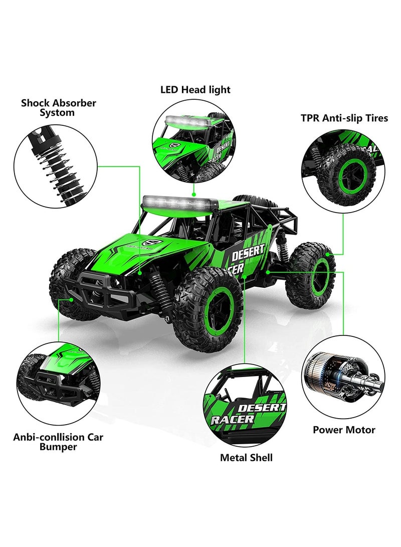 Y&D Remote Control Car, SYOSI 1/16 Scale Off-Road RC Car Monster Truck High Speed Racing All Terrain Vehicle Toy Gift for Kids or Adults, Boys Girls - Image 5