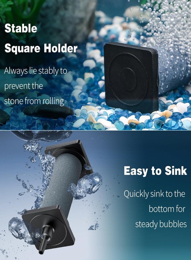 باوفلي حجر تهوية لحوض السمك من باوفلاي، مناسب لمضخة الهواء، مقاس 3 بوصات، أداة تهوية أسطوانية لإطلاق الفقاعات، موزع أكسجين لأحواض السمك والدلاء والبرك الصغيرة وأنظمة الزراعة المائية العميقة (DWC)، عبوة من قطعتين - Image 4