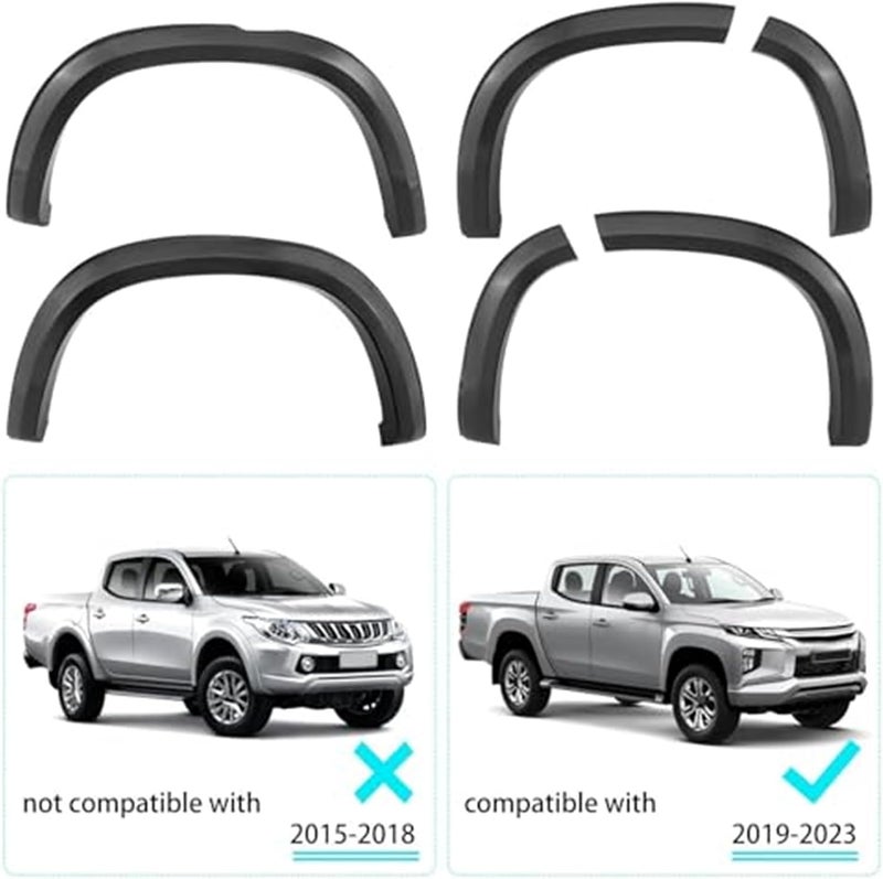 Wivplex Car Fender Flares for Mitsubishi Models 2019-2022 - Image 5