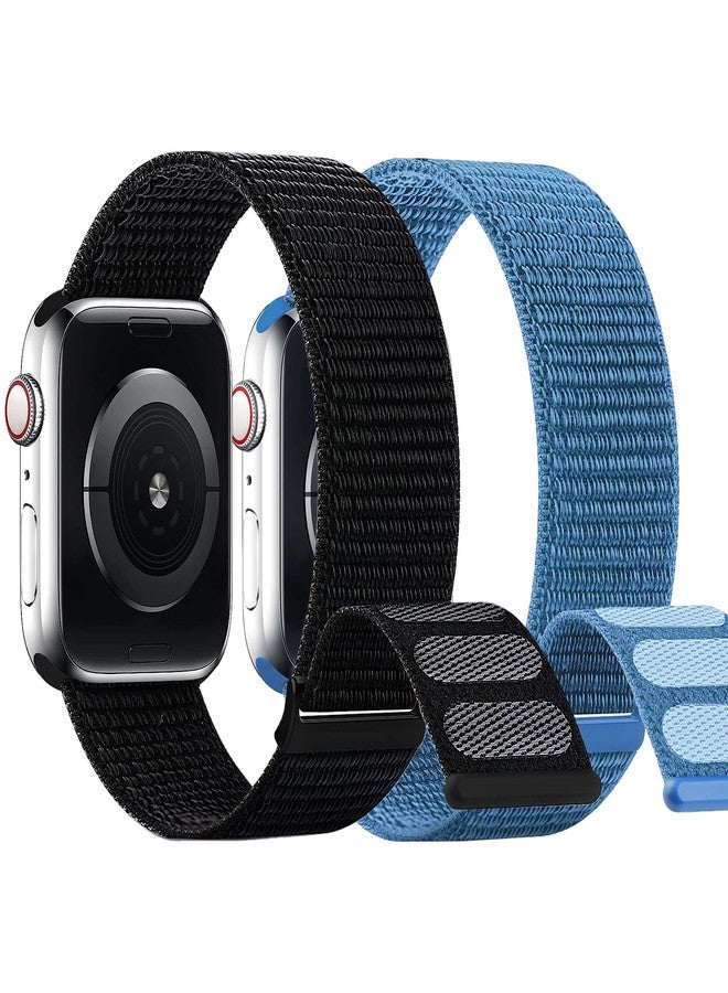 SimpleThings Compatible with Kids Apple Watch Bands, Nylon Hook and Loop for K12 Boy Girl Small Wrist iWatch Series 9 8 7 6 5 4 3 SE SE2 SE3 - Image 1