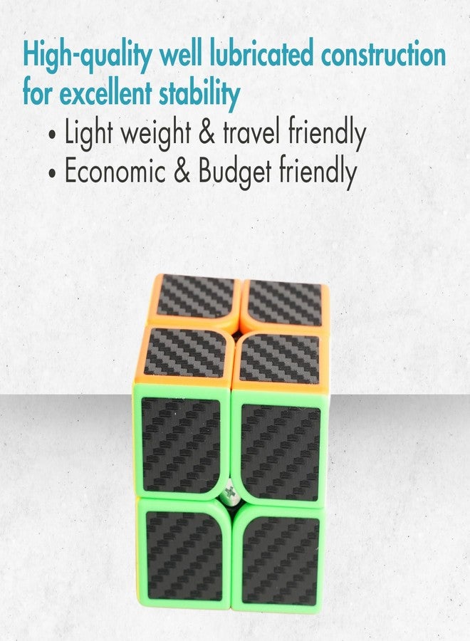 aCADZO 2x2 Carbon Stickers Twist Magical Cube Intelligence for Kids Educational Toys Brain Games - Image 4