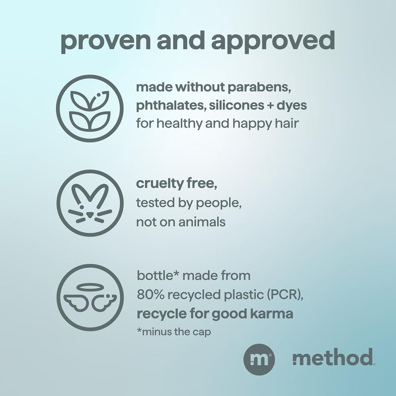 Method Men 2-in-1 Shampoo + Condtioner, Sea + Surf, Paraben and Phthalate Free, 14 fl oz (Pack of 1) - Image 5