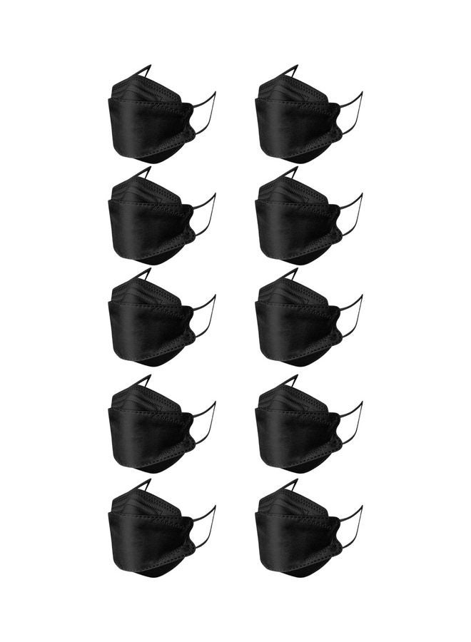 MedOne 50-Piece KF94 Face Mask For Adults Black - Image 2
