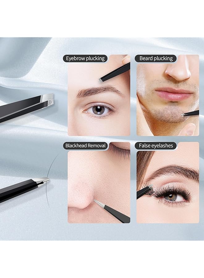 erorex 30X Magnifying Mirror Small Magnifying Mirror With Suction Cup And Tweezers As A Travel Magnifying Mirror Compact Mirror Set For Plucking Eyebrows 3.5 Inches - Image 2