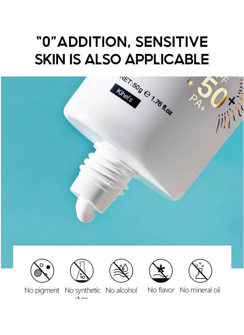 Vibrant Glamour - 2-in-1 Concealer Sunscreen Cream SPF50+/PA+, Superior Sun Protection Refreshing Isolation, Effectively Block The Daily UV Damage, Protect the Face, Neck, Arms and Other Body Skin 50g - Image 1