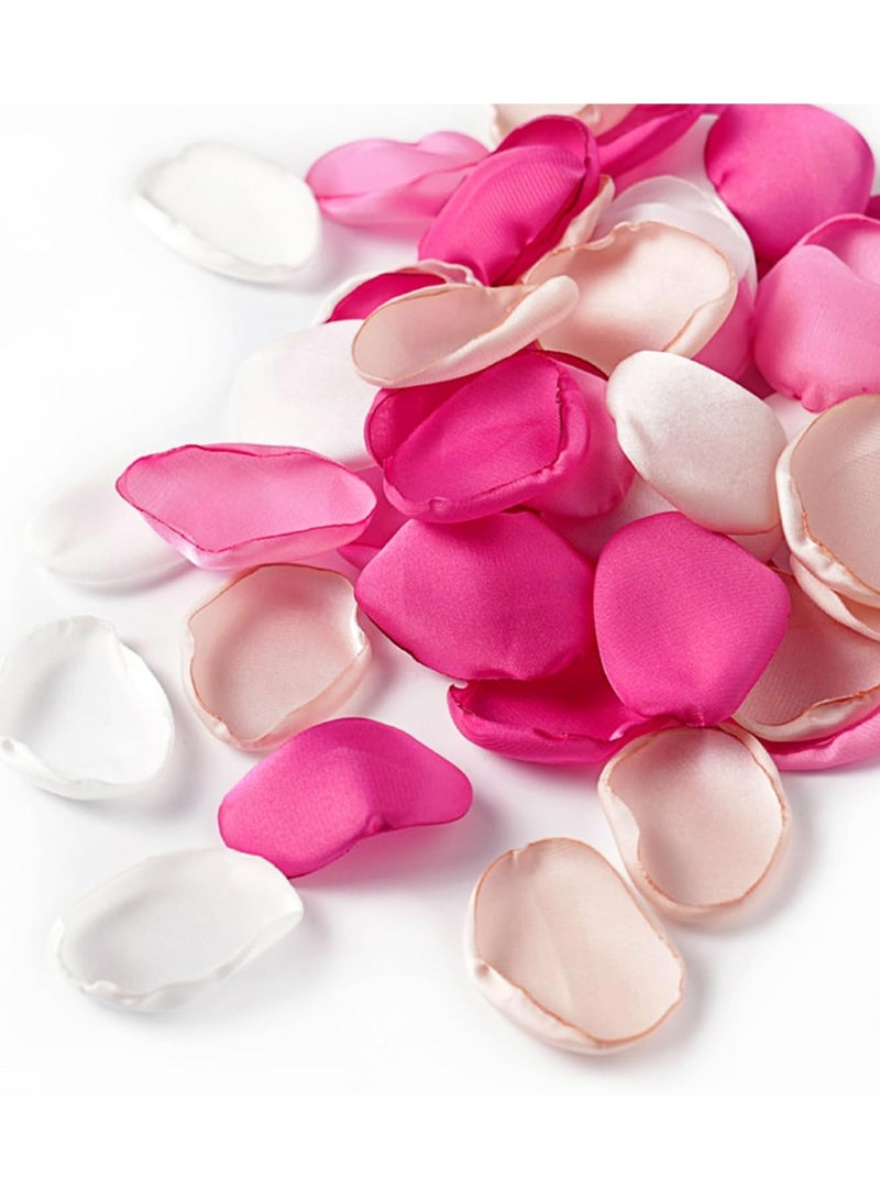Oasisgalore 200 Pcs Silk Rose Petals, Coral Blush - Wedding & Bridal Shower Decor - Image 1